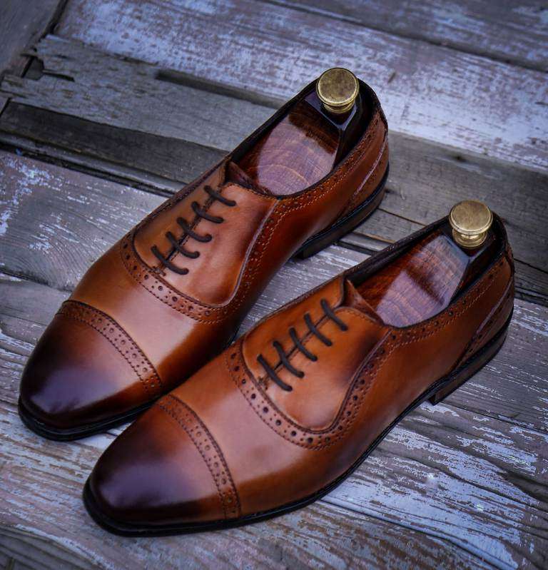 Vermilion Tan Captoe 718 – Leather Shoes | Bags | Jackets | Accessories